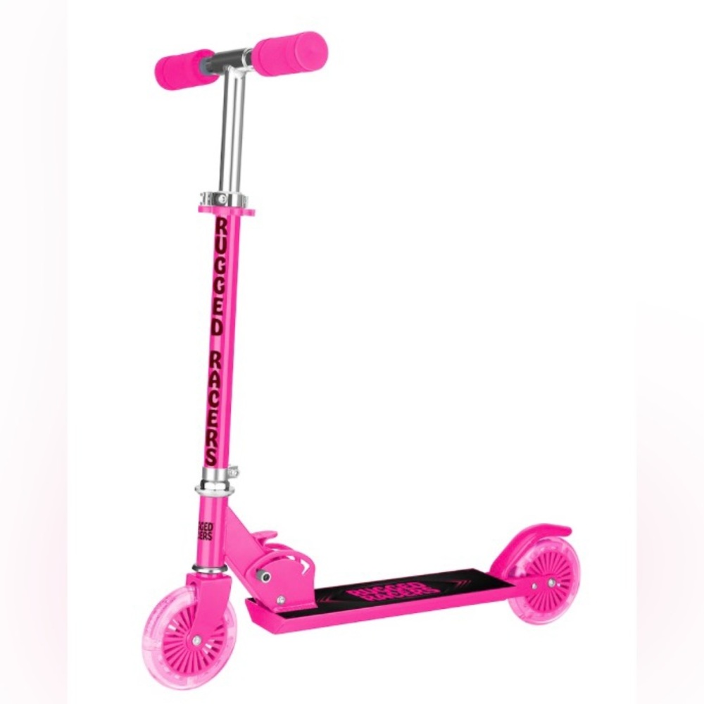 Rugged Racers 2 Wheel Pink Girls Scooter, NWT in Box